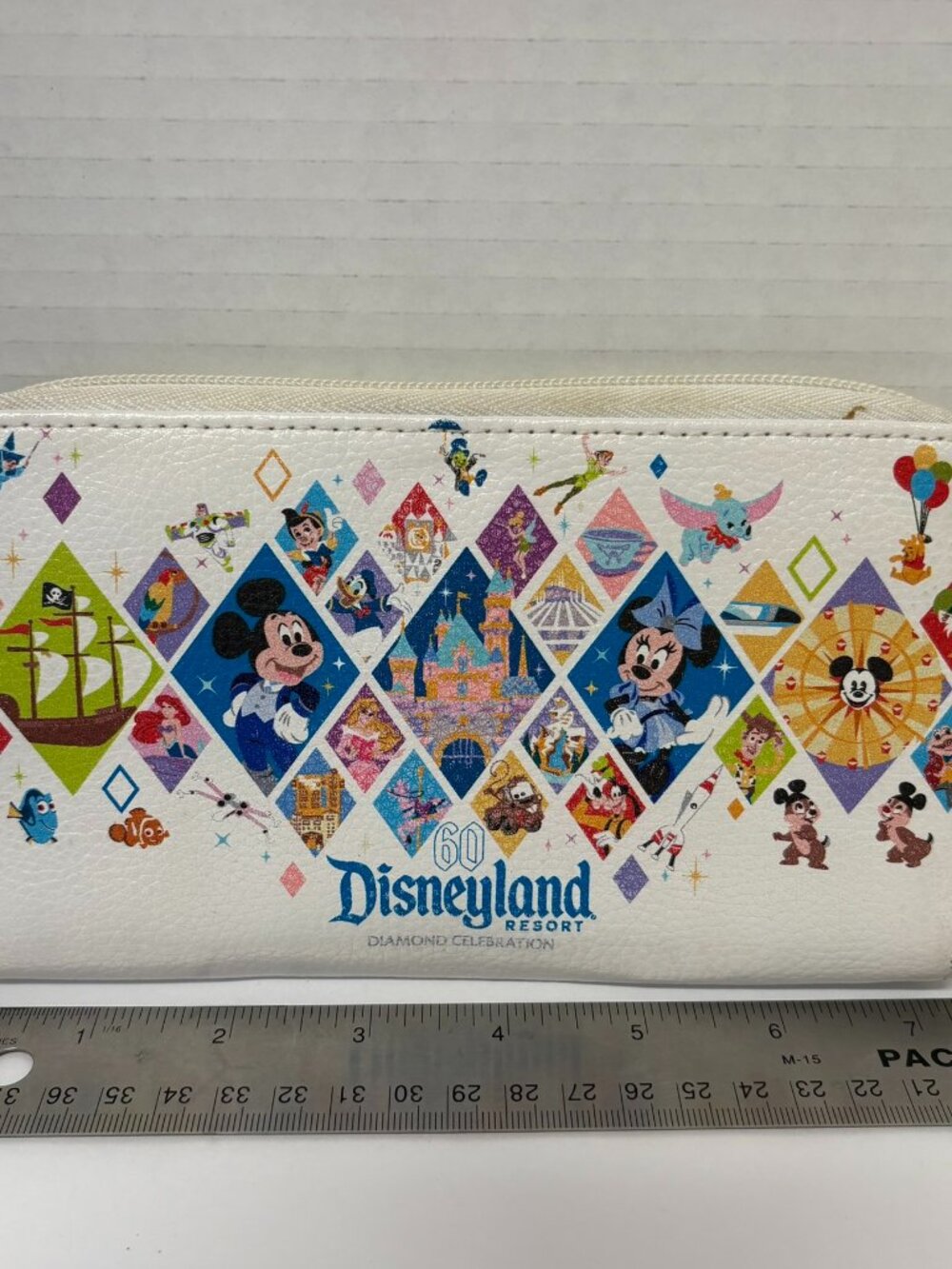 Disneyland 60th Anniversary Diamond Celebration Wallet Limited Edition
